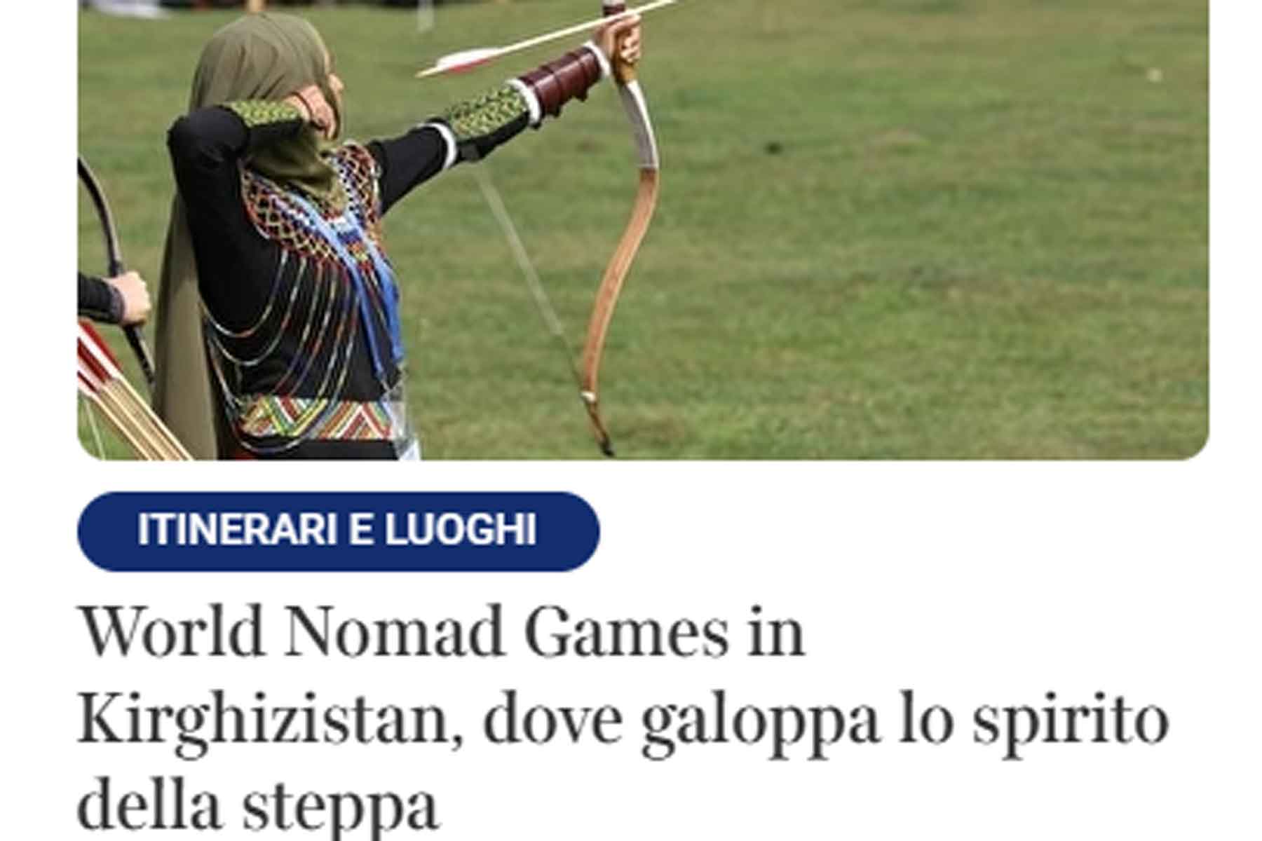 Nomad games Kirghizistan